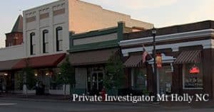 Private Investigator Mt Holly NC