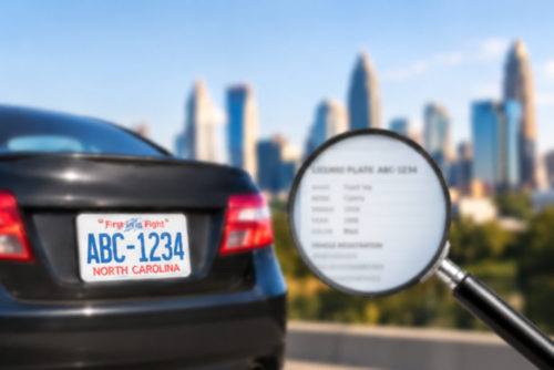 license plate lookup charlotte